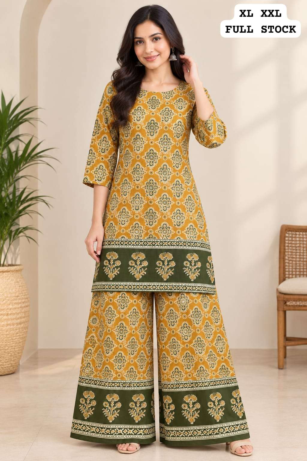 NAVRATRI SPECIAL CORD SET COTTON AJARAKH PRINT 2 PIECE ONLINE SHOP